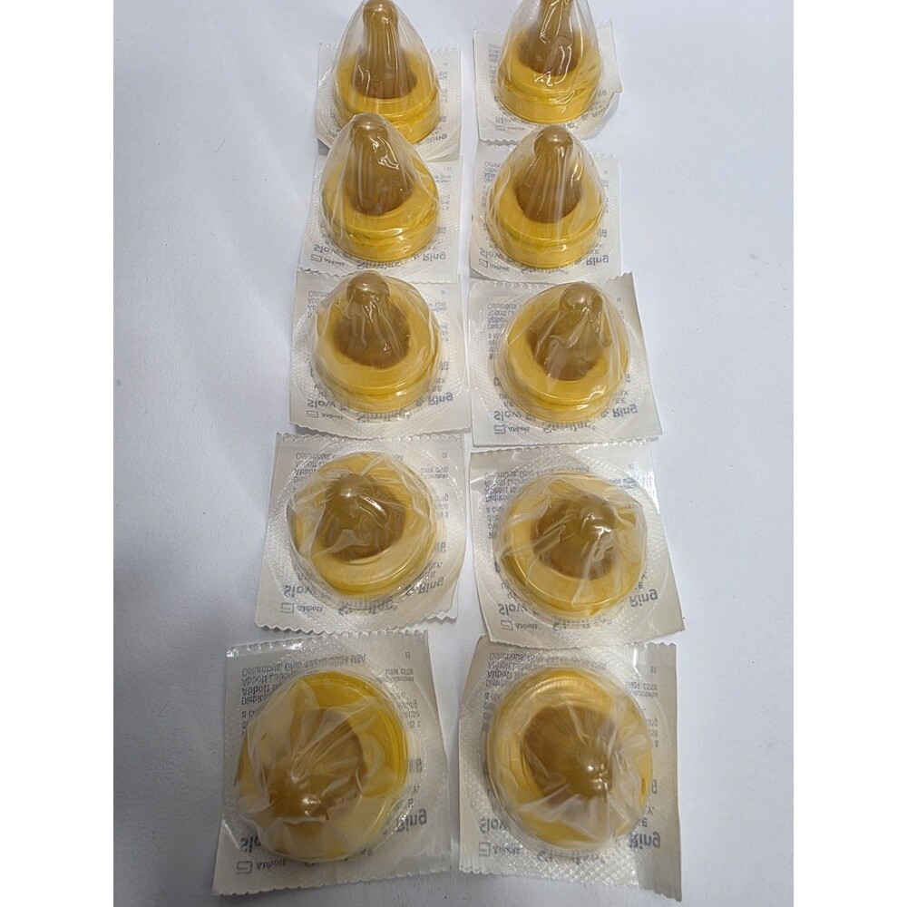 Abbott Nutrition Similac Slow Flow Nipple & Ring, R, L53894H,  (pack of 5)